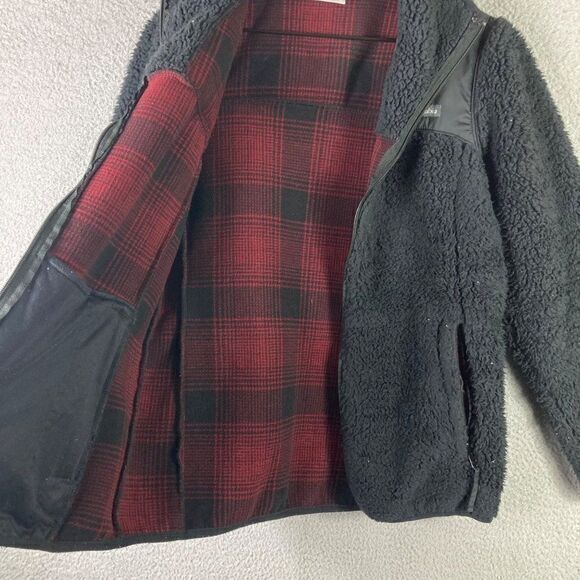 Columbia Interpass Full Zip Fleece Womens Size Medium Black‎ Jacket Outdoor - Picture 9 of 10